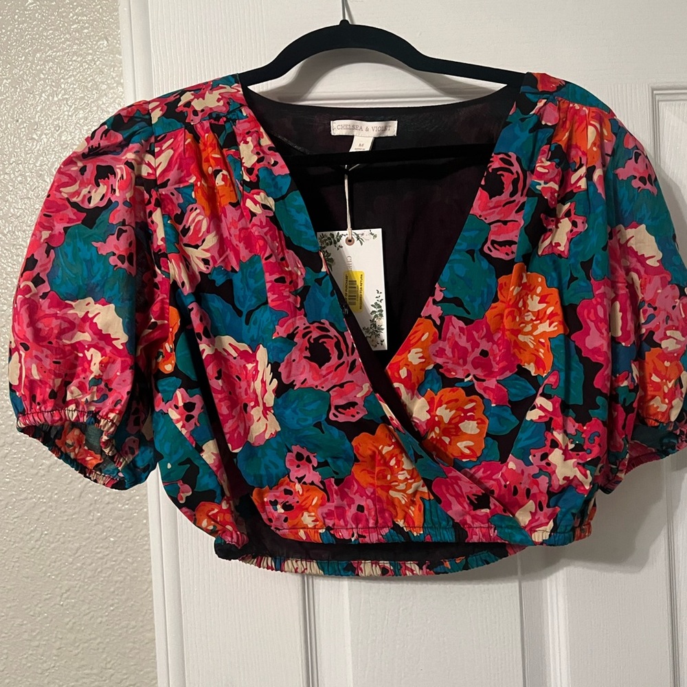 Floral crop top